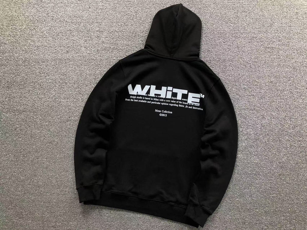 Off-White Black Off Split Hoodie