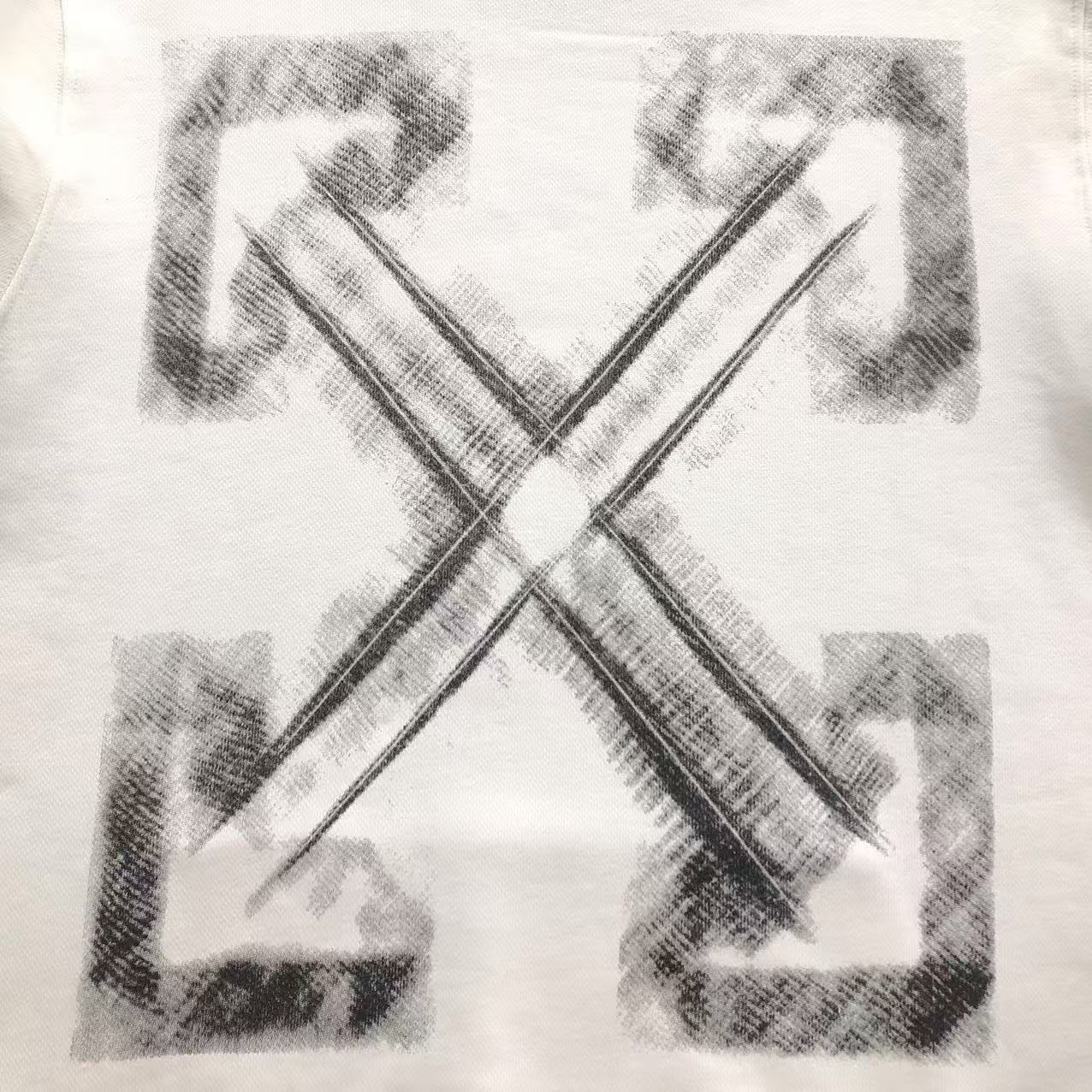 Off-White White Vibe Arrow Skate Hoodie