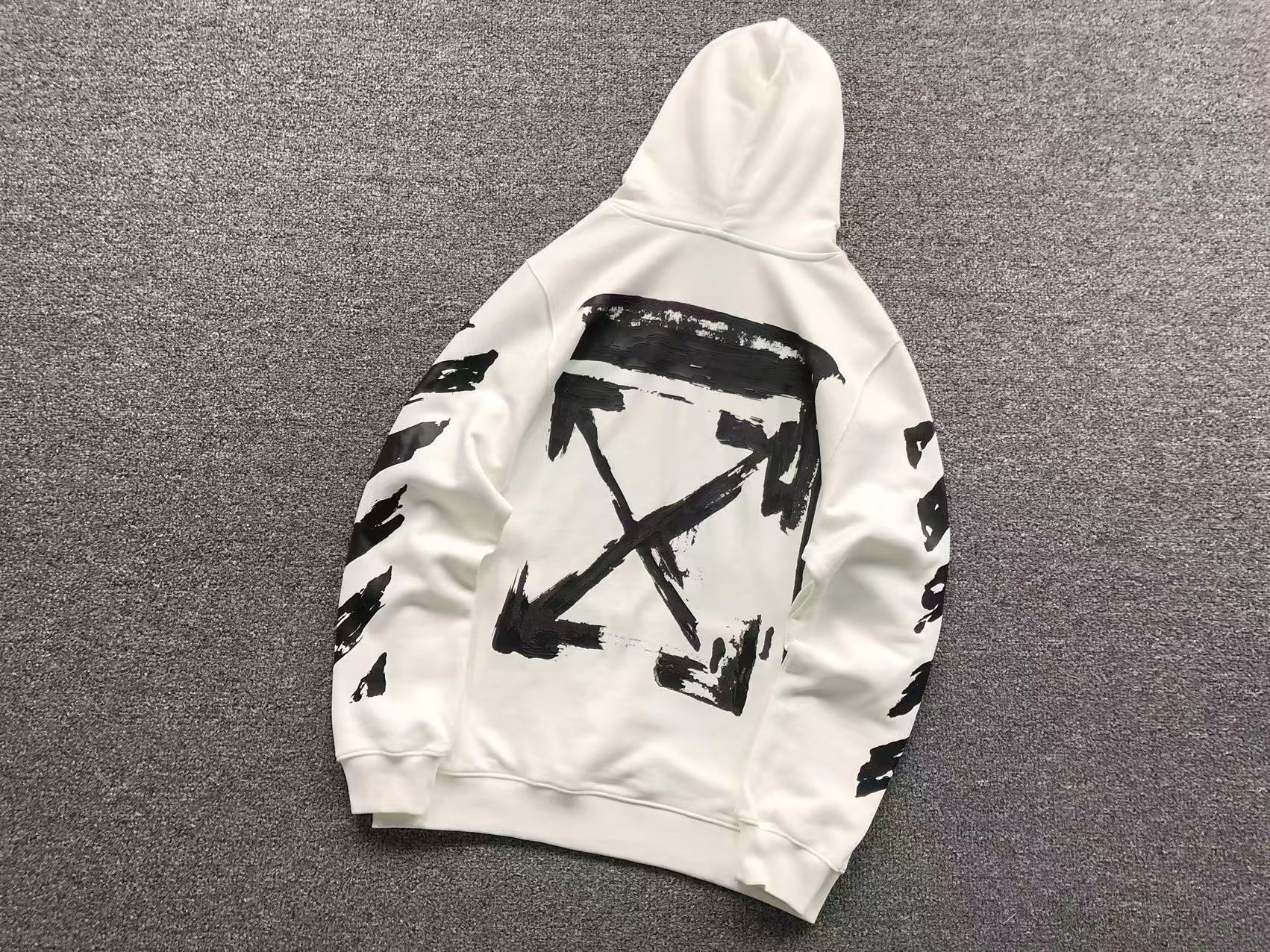 Off-White White Ink Arrow Hoodie