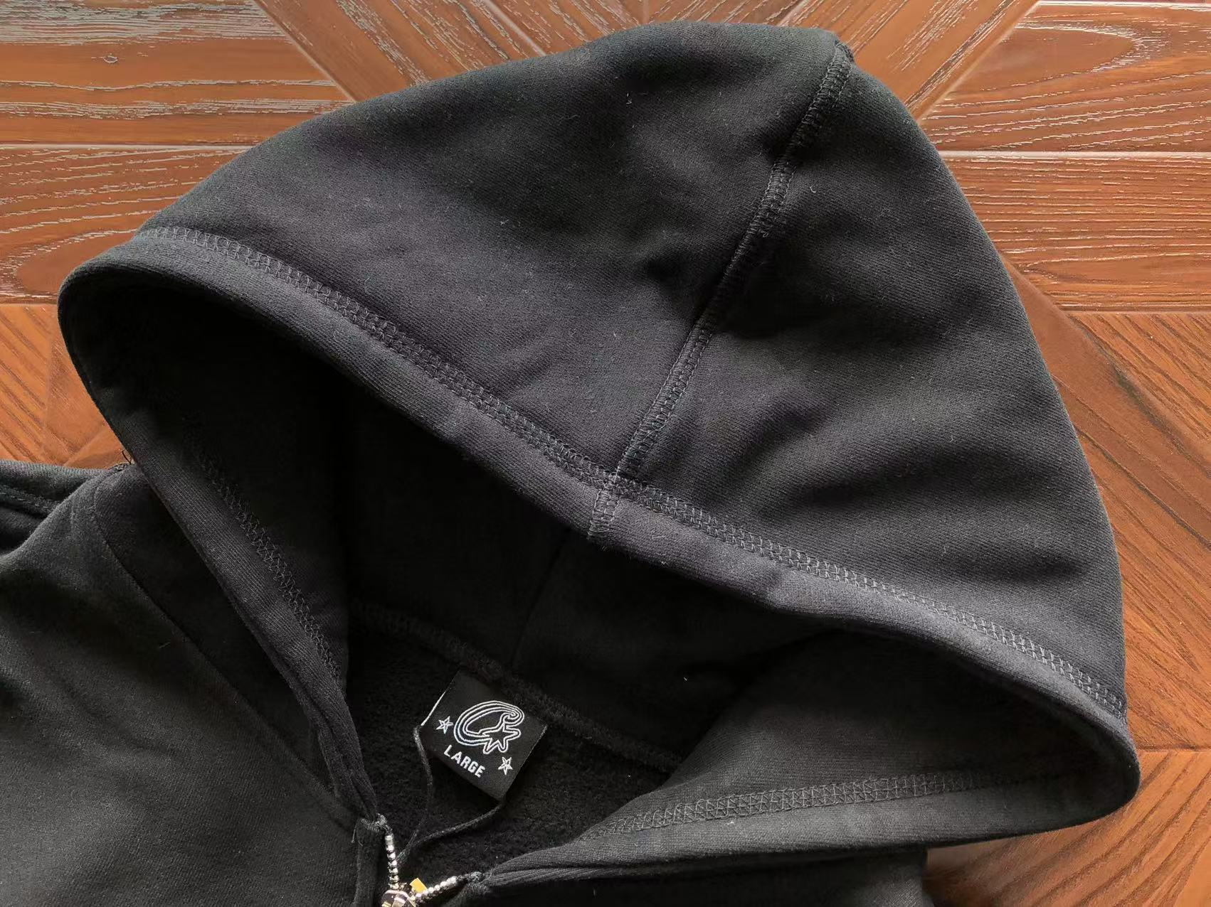 Corteiz Island Puff Print Zip Hoodie