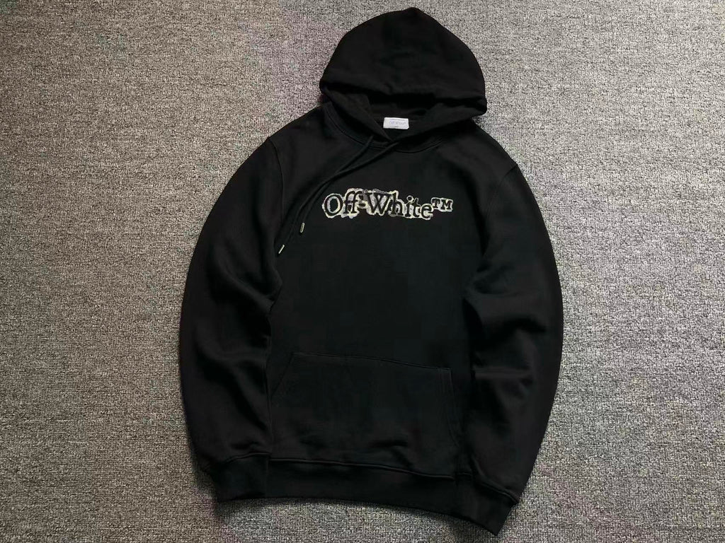 Off-White Black Cloudy Arrow Skate Hoodie