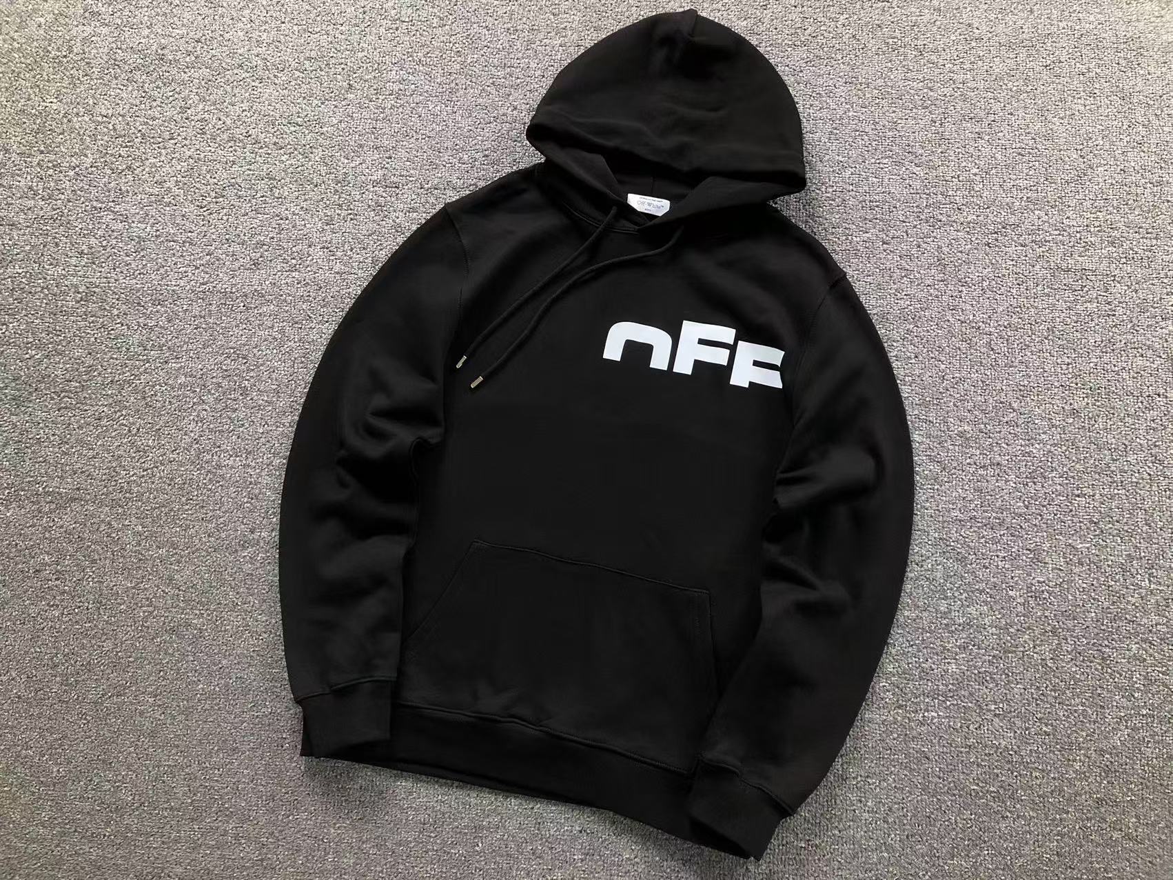 Off-White Black Off Split Hoodie