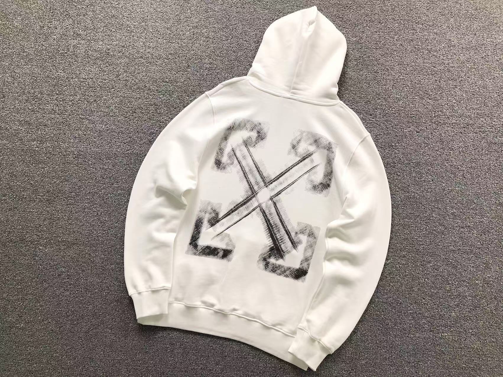 Off-White White Vibe Arrow Skate Hoodie