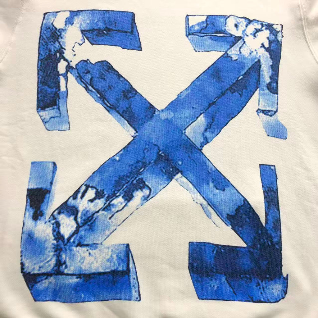 Off-White White Cloudy Arrow Skate Hoodie