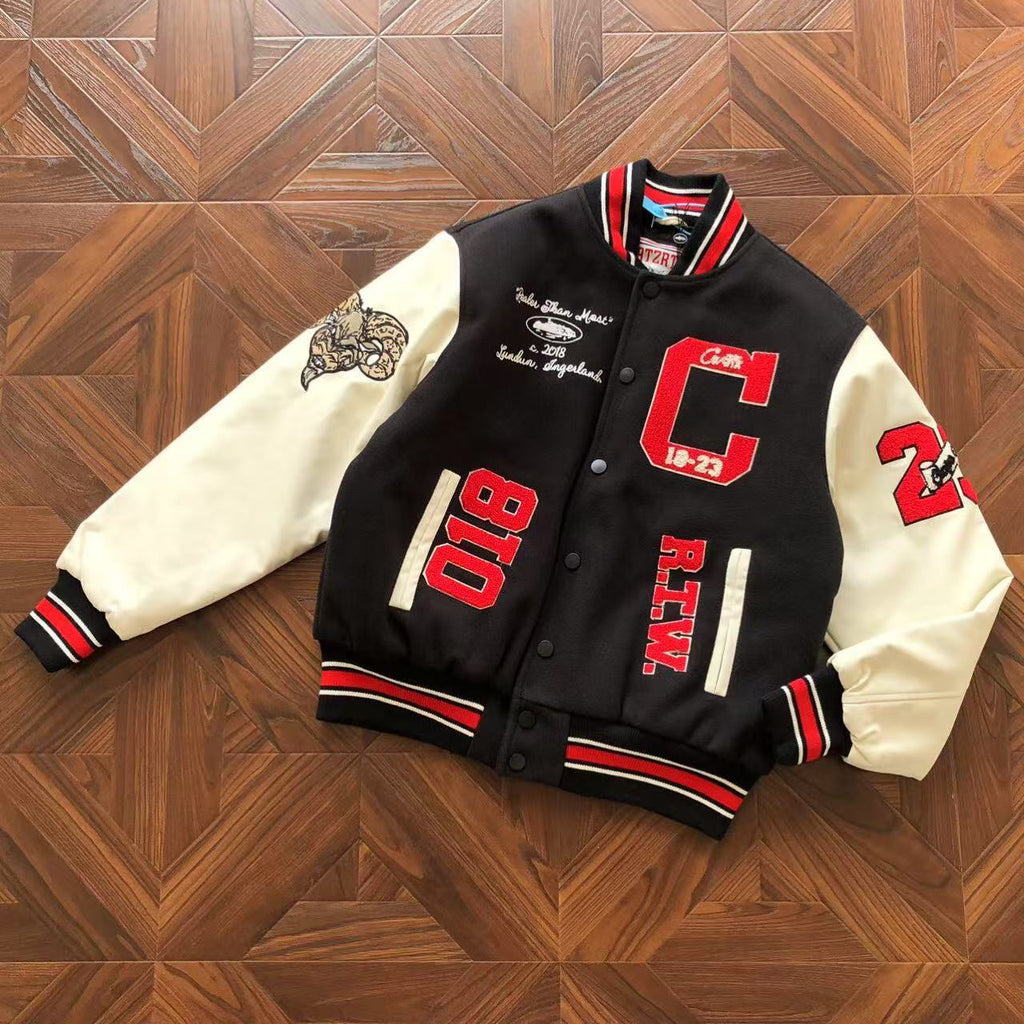 Corteiz Goat Varsity Jacket