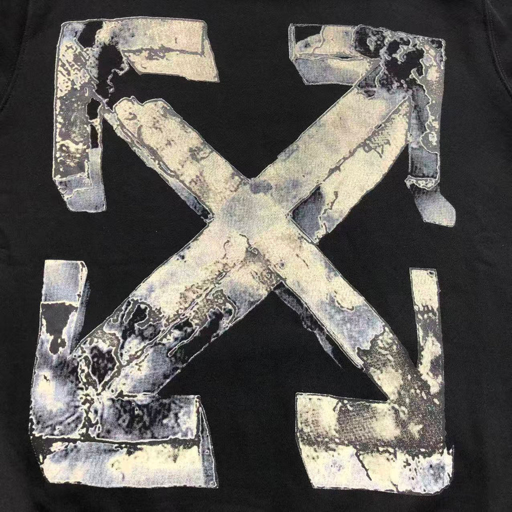 Off-White Black Cloudy Arrow Skate Hoodie