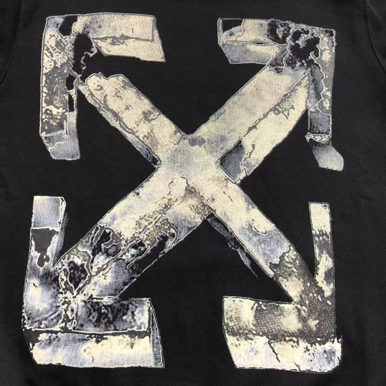 Off-White Black Cloudy Arrow Skate Hoodie