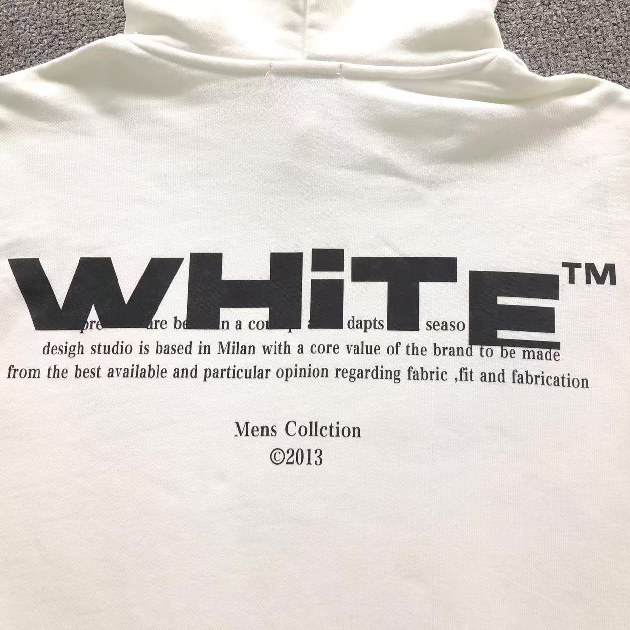 Off-White White Off Split Hoodie