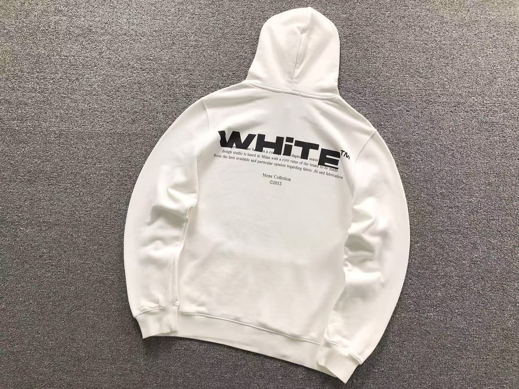Off-White White Off Split Hoodie