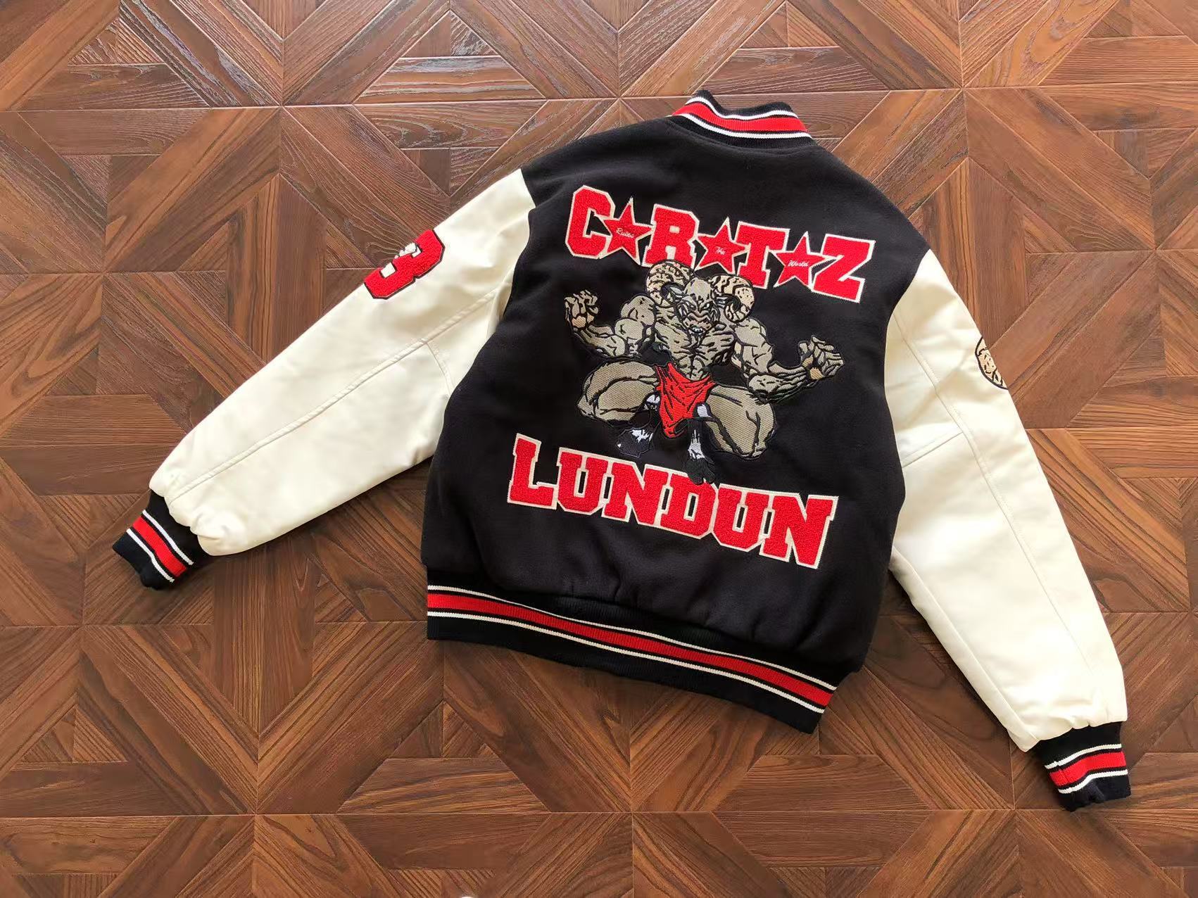 Corteiz Goat Varsity Jacket
