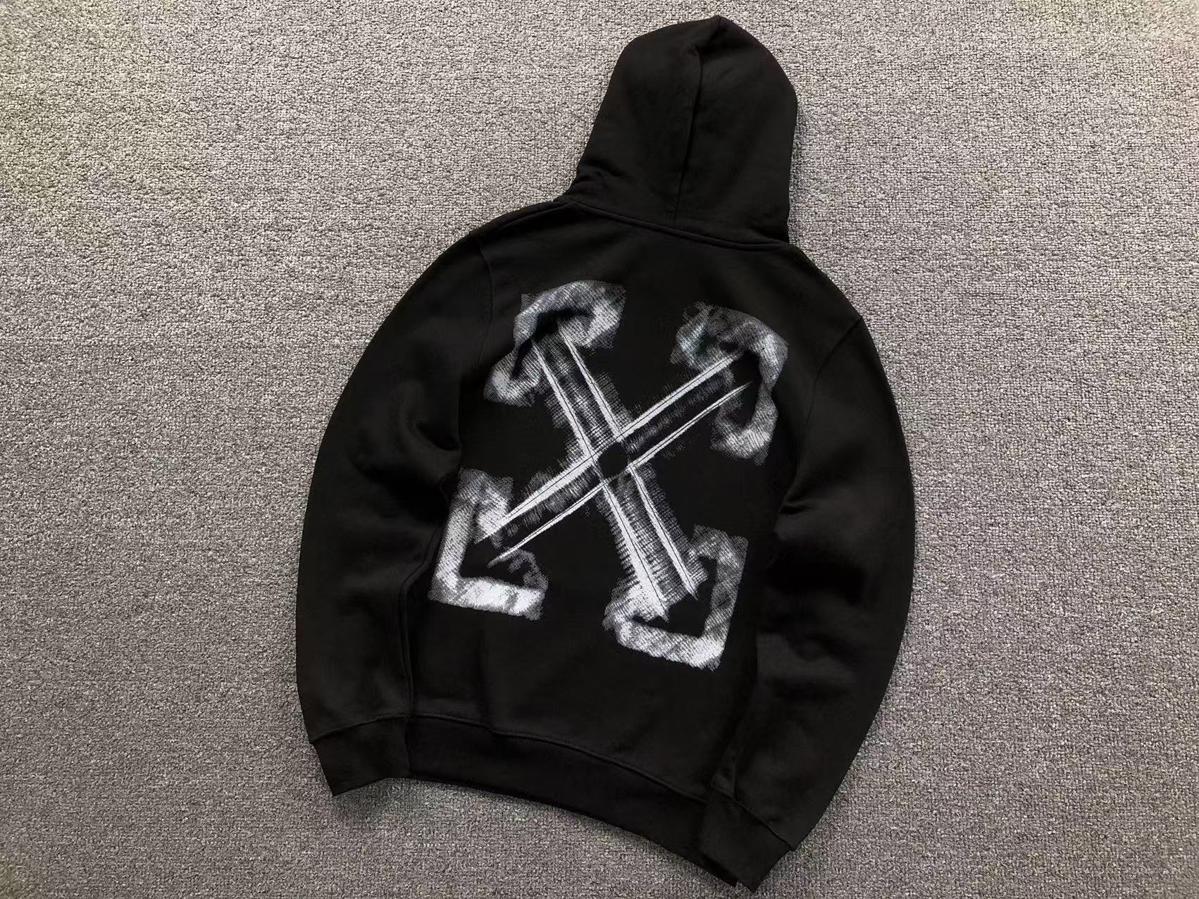 Off-White Black Vibe Arrow Skate Hoodie