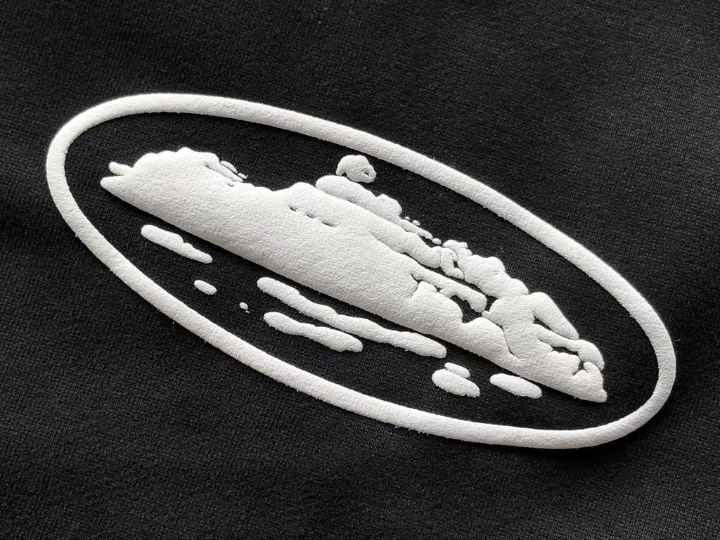 Corteiz Island Puff Print Zip Hoodie