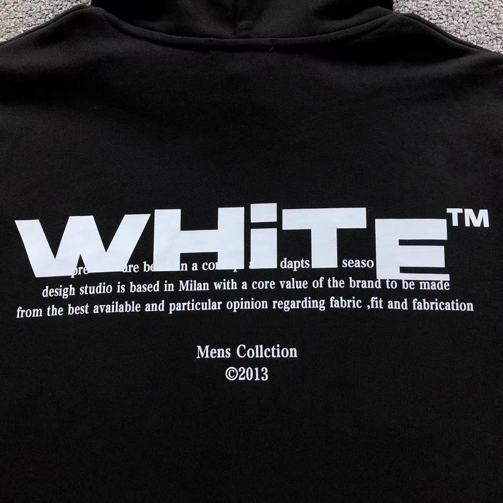 Off-White Black Off Split Hoodie